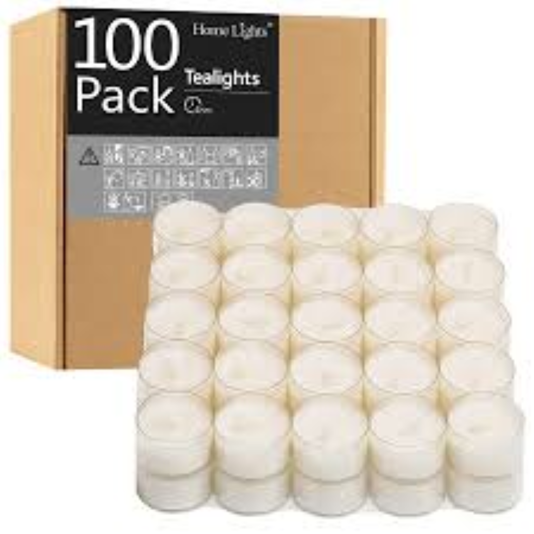 HOMELIGHTS TEALIGHTS CANDLES HL2075